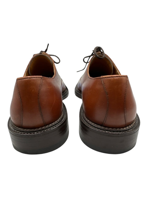 Magnanni Shoe Size 8.5 Brown Leather Solid Laces Men's Shoes Brown / 8.5