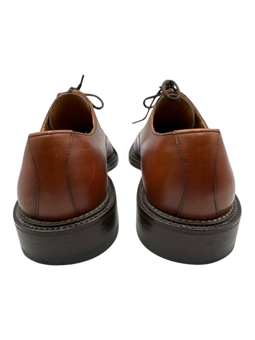 Magnanni Shoe Size 8.5 Brown Leather Solid Laces Men's Shoes Brown / 8.5