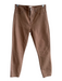 L'agence Size 29 Brown Cotton Blend Coated Mid Rise Zip Fly Skinny Jeans Brown / 29