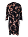 Belle Badgley Mischka Size 8 Black & Copper Polyester Blend Cowl Neck Dress Black & Copper / 8
