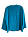 Lafayette 148 Size 16 Teal Cashmere Felt Round Neck Snap Button Jacket Teal / 16