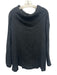 mSquare by neetu malik Size One Size Black Linen Blend Semi Sheer Cowl Top Black / One Size