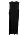 Johnny Was Size M Black & Navy Blue Cupra Rayon Lace Overlay Button Down Dress Black & Navy Blue / M
