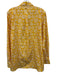 Ann Mashburn Size XL Yellow & White Cotton Burst Button Down Long Sleeve Top Yellow & White / XL