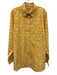 Ann Mashburn Size XL Yellow & White Cotton Burst Button Down Long Sleeve Top Yellow & White / XL
