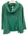 mSquare by neetu malik Size One Size Green Linen Blend Cowl Turtleneck Top Green / One Size