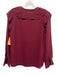 Tory Burch Size 6 Plum Purple Silk & Viscose Scoop Neck Front Tie Top Plum Purple / 6