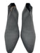 Stuart Weitzman Black Synthetic Stretch Warp Pointed Toe Slip On Booties Black