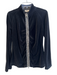 Neiman Marcus Size Est M Black No Fabric Tag Velvet Rhinestone Jacket Black / Est M