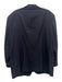Burberrys Navy Blue Wool Solid 2 Button Men's Blazer Navy Blue / Est L