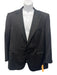 Ermenegildo Zegna Black Wool Solid Dinner Jacket Men's Blazer Black / 54