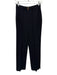 St. John Collection Size 2 Black Wool & Rayon Elastic Waist Gold detail Pants Black / 2