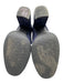 Pedro Garcia Shoe Size 36 Navy Blue Suede leather Stretch Panel Slip On Booties Navy Blue / 36