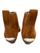 Rag & Bone Shoe Size 36 Cognac Brown Suede leather Stretch Panel Slip On Booties Cognac Brown / 36