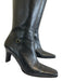 Salvatore Ferragamo Shoe Size 7.5 Black Leather Pointed Square Toe Boots Black / 7.5