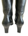 Salvatore Ferragamo Shoe Size 7.5 Black Leather Pointed Square Toe Boots Black / 7.5