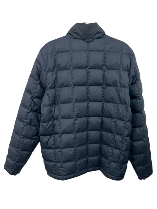 The North Face Size M Blue Synthetic Solid Puffer Zip Up Men's Jacket Blue / M