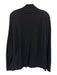 Saks Fifth Ave Size L Black Cashmere Solid Zip UP Men's Sweater Black / L