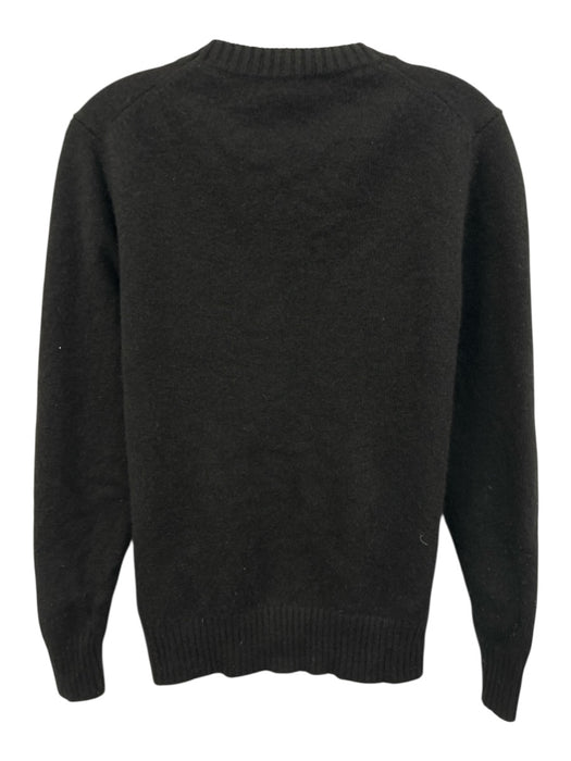 Suitsupply Size XS Black Cashmere Solid Crew Men's Sweater Black / XS