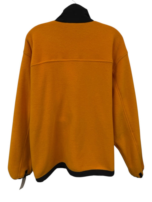 The North Face Size M Orange Synthetic fleece Zip UP Men's Jacket Orange / M