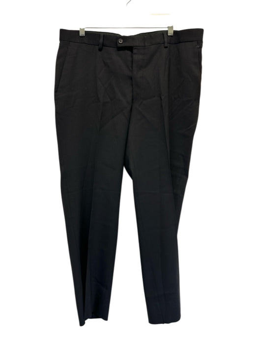 Gucci Size 54 Black Wool Solid Dress Men's Pants Black / 54