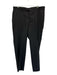 Gucci Size 54 Black Wool Solid Dress Men's Pants Black / 54