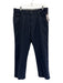 Zegna Size 36 Navy Blue Wool Solid Dress Men's Pants Navy Blue / 36