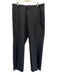 Gucci Size 54 Black Wool Striped Dress Men's Pants Black / 54