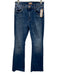 Mother Size 26 Medium Wash Cotton & Lyocell Denim Zip Fly High Rise Jeans Medium Wash / 26