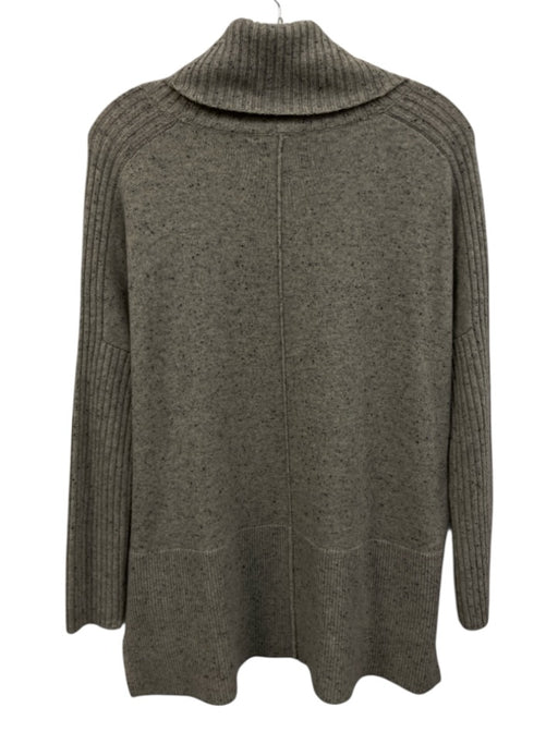 Saks Fifth Ave Size XS Gray Cashmere Turtleneck Speckled Long Sleeve Sweater Gray / XS