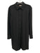 Faherty Size XS Dark Gray Polyester & Viscose Long Sleeve Ribbed Buttons Dress Dark Gray / XS