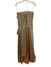 Montage by Mon Cheri Size 8 Brown & Blue Polyester Strapless Iridescent Gown Brown & Blue / 8