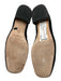 Donald Pliner Shoe Size 7 Black Canvas Squarish Toe Low Block Heel Pumps Black / 7