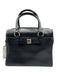 Kate Spade Black Leather Silver Hardware Top Zip Square Bag Black / S