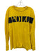 Polo Size L Yellow & Black Cotton logo Men's Long Sleeve Shirt Yellow & Black / L