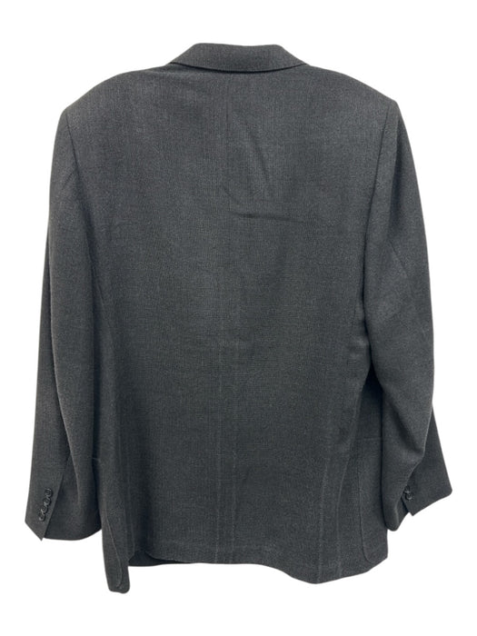 Canali Dark Gray Wool 3 button Men's Blazer Dark Gray / 54