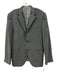Corneliani Gray Wool Solid 2 Button Men's Blazer Gray / 52