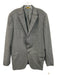 Hickey Freeman Gray Wool Solid 2 Button Men's Blazer Gray / 44L