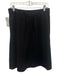 Akris Punto Size 10 Black No Fabric Tag Gathered Waistband Zip Pocket Skirt Black / 10