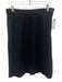 Akris Punto Size 10 Black No Fabric Tag Gathered Waistband Zip Pocket Skirt Black / 10