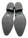 Coach Shoe Size 8 Black & White Leather Pointed Toe Snake Print Studded Booties Black & White / 8