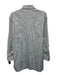 Ermenegildo Zegna Size L Blue & Beige Cotton Striped Men's Long Sleeve Shirt Blue & Beige / L