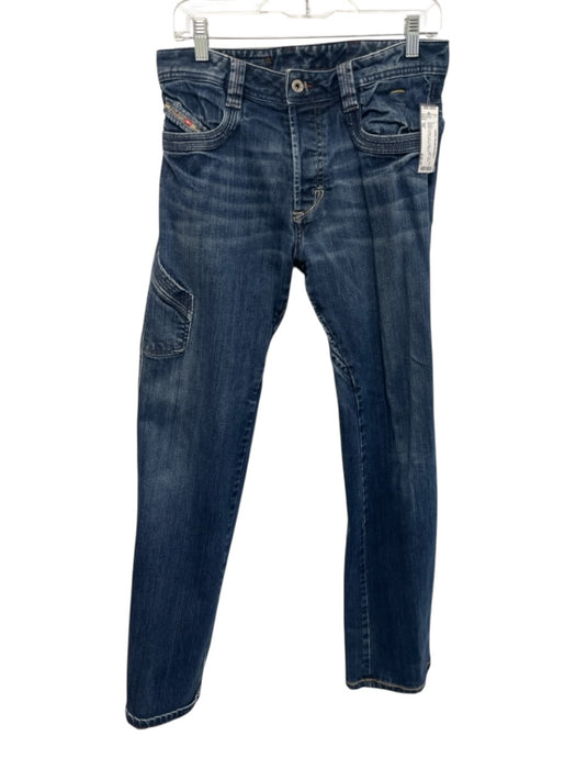 Diesel Size 30 Medium Wash Cotton Solid Jean Button Fly Men's Pants Medium Wash / 30