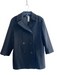 Searle Blatt Studio Black Cashmere & Wool Blend Long Sleeve Double Breasted Coat Black / 8