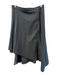 Cop Copine Size Est XS Black Modal Blend Zip Front Knee Length Skirt Black / Est XS