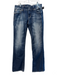 Miss Me Size 31 Mid dark wash Cotton Low Rise Beaded Whiskering Flare Jeans Mid dark wash / 31