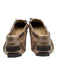 Marc Joseph Shoe Size 7.5 Gold Taupe Leather Square Toe Bow Detail Loafers Gold Taupe / 7.5