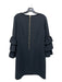 Sail To Sable Size 6 Black Polyester Blend Velvet Trim Tiered Sleeve Shift Dress Black / 6