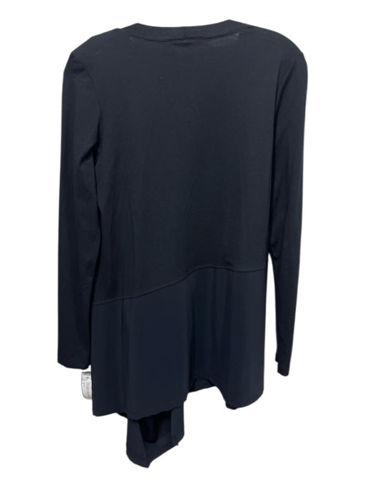 Alembika Size 1 Black Viscose & Nylon Assymetrical Front Pocket Dress Black / 1