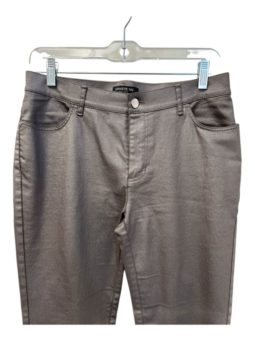 Lafayette Size 4 Silver Cotton Blend Silver Hardware zip fly 5 Pocket Jeans Silver / 4